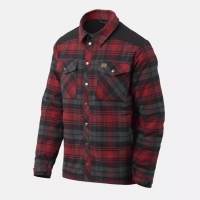 Koszula zimowa Warden -  Slate Crimson Plaid